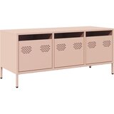 Maison Chic TV omarica - TV enota - Televizijska omarica roza 101,5x39x43,5 cm hladno valjano jeklo, (21700575) Cene