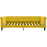  Dnevni krevet s madracem žuti 90 x 200 cm baršunasti | shoptok.hr