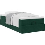  Okvir kreveta s madraca tamnozeleni 90x190cm baršunasti | Eponuda.com