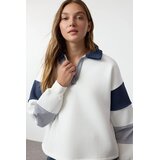 TRENDYOLMILLA ženski duks Twoaw25Sw00199, Bela | Eponuda.com