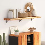 vidaXL Stenska polica 120x20x2,5 cm pravokotna akacija naraven rob, (5000269131) | Shoptok.si