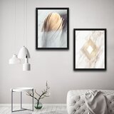 Wallity slika gold 1, 2 dela, 30 x 40 cm | ePonuda.com