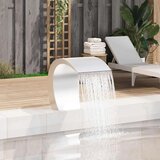  Fontana s vodopadom za bazen od nehrđajućeg čelika 45x30x60 cm Cijene