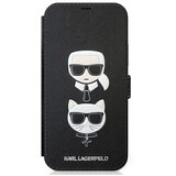  Maska za iPhone 12 Pro Max na preklop Karl Lagerfeld Karl Flip crna | ePonuda.com