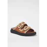 Trendyol Shoes ženske papuče Takss25Te00005, braon Cene