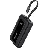 Anker Powerbank Zolo 20000 mAh, 30W z vgrajenim kablom USB-C, črn, A1689H11 u