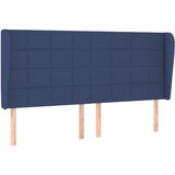  Uzglavlje s ušima plavo 163x23x118/128 cm od tkanine | shoptok.hr
