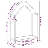 stojalo za drva, 60x25x90 cm | Shoptok.si