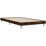  Okvir kreveta bez madraca dimljena boja hrasta 90x200 cm drveni | shoptok.hr