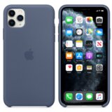 Apple original Silicon case iPhone 11 Pro Max - moder - MX032ZM/A | Shoptok.si