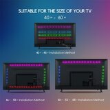 Aigostar set od 4 prigušive led rgb trake 0,5m LED/2,5W/5V IP65 + daljinski upravljač | Eponuda.com