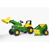 Rolly Toys traktor na pedale sa utovarivačem i prikolicom john deere | ePonuda.com