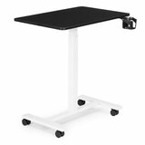  Mobilni stol 70x48 cm Stol za prijenosno računalo Podesiva visina 71,5-112 cm Crni vrh ModernHome | shoptok.hr