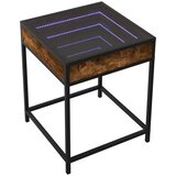  Stolić s beskonačnim LED svjetlima boja hrasta 40 x 40 x 51 cm | shoptok.hr