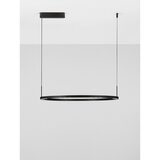 Nova Luce Mat crna LED viseća svjetiljka aluminijska s mogućnosti zatamnjivanja ø 80 cm Lunette – | shoptok.hr