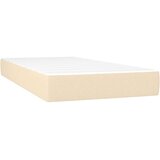 vidaXL krevet s oprugama i madracem krem 90 x 190 cm od tkanine | shoptok.hr