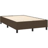  Krevet s oprugama i madracem tamnosmeđi 120 x 200 cm od tkanine | shoptok.hr
