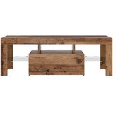 TV ormarić LED boja drva 120 x 36,5 x 40 cm konstruirano drvo | shoptok.hr