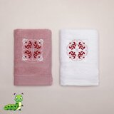 Stefan set peškira, 2 kom, 50x100 - roze etno | Eponuda.com