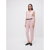 Reserved LADIES` TROUSERS & BELT - pastelnoružičasto | shoptok.hr