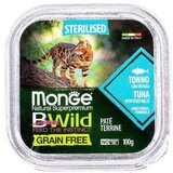 Monge pašteta za sterilisane mačke bwild tuna i povrće 100g Cene