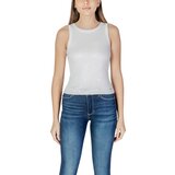 Guess Majice brez rokavov ALEXIA SEQUINS TANK W5GP06 KCS10 Bela | Shoptok.si