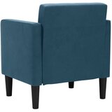 SOFA s naslonima za ruke plava 53 cm baršunasta | shoptok.hr