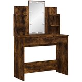  Toaletni stolić LED boja dimljenog hrasta 96 x 40 x 142 cm | shoptok.hr