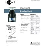 Insinkerator Drobilica IN-SINK-ERATOR STANDARD 460 EC (uključen krom pneumatski prekidač) | shoptok.hr