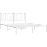 vidaXL Metalni okvir za krevet s uzglavljem bijeli 160x200 cm | shoptok.hr