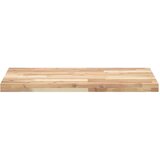 Stolna ploča 160x50x4 cm pravokutna od masivnog drva bagrema | shoptok.hr