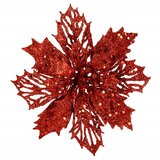  Božićni ukras “Božićna zvijezda” – promjer 16 cm, crvena | shoptok.hr