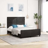 vidaXL črn samostoječ posteljni okvir 140x200 cm, (22049833) | Shoptok.si