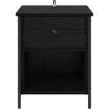  Noćni ormar 2 pcs Crni hrast 40 x 42 x 50 cm Konstruirano drvo | shoptok.hr
