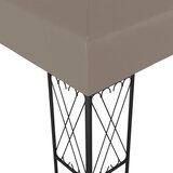  Sjenica od tkanine 6 x 3 m smeđe-siva | shoptok.hr