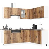  11-dijelni set kuhinjskih ormarića Porto konstruiranog drva | shoptok.hr