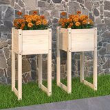 vidaXL sadilice 2 kom 40x40x81 cm od masivne borovine Cijene
