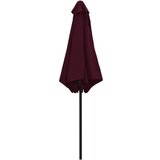  Vrtni suncobran s aluminijskim stupom 270 x 246 cm bordo | Eponuda.ba
