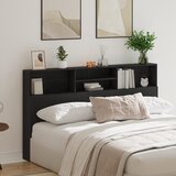  Glava kreveta s ormarićem Zidne Crni hrast 180 x 19 x 103,5 cm | Eponuda.ba