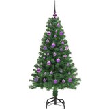 vidaXL Umestno božično drevo Zelena 150 cm PVC, jeklo in plastika | Shoptok.si
