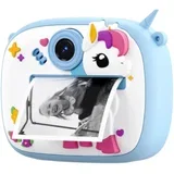 Termal Print Dječija Kamera (dual lens) AM400 Unicorn Blue