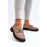 VINCEZA Women's Beige Faux Leather Moccasins Ledda | shoptok.hr
