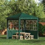 Zid šatora za zabavu 2 pcs 200 x 195 cm Zelena PE i čelik Cijene