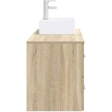  Set namještaja za kupaonicu 2 kom. Hrast sonoma Smeđa 49,5 x 41 x 79,5 cm | shoptok.hr