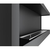  InFire - Ugaoni BIO kamin 45x120 cm 3kW crni | Eponuda.com