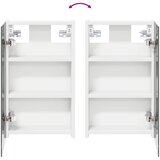  Kupaonski ormar s ogledalom Bijelo 30 x 10,5 x 50 cm | shoptok.hr