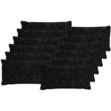  Presvlaka za jastuk 12 kom. HOUTEN Crna 40 x 80 cm | shoptok.hr
