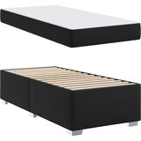  Krevetna konstrukcija Crna 100 x 200 cm tkanina | shoptok.hr