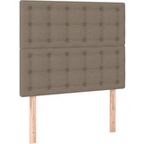  Box spring postelja z vzmetnico taupe 120x200 cm blago, (20892798) | Shoptok.si