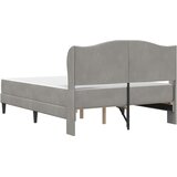  Krevetna konstrukcija Svjetlosiva 140 x 190 cm Baršun | shoptok.hr